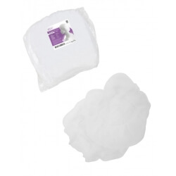 Round cap non woven white (100pcs) - 1