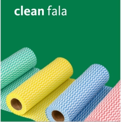 CLEAN FALA BLUE a'25 - Tööstuslik puhastuslapp rullis. Laine - 1