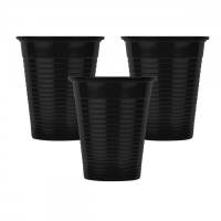 Dental Cup Soft Care - 180 ml - Black (100pcs) - 1