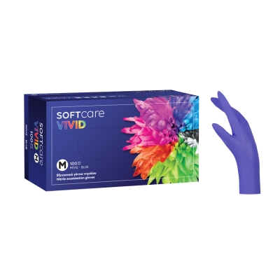 Soft Care Vivid nitriilkindad - dark sinine (100 tk)