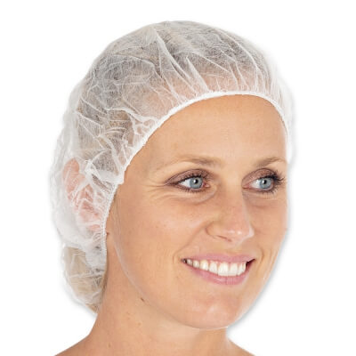 Bouffant mütsid Bettina Light | PP Valge 100tk