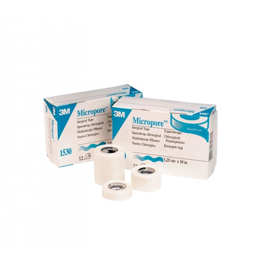 3M Micropore Surgical paper tape 1,25cm x 9,1m  1tk