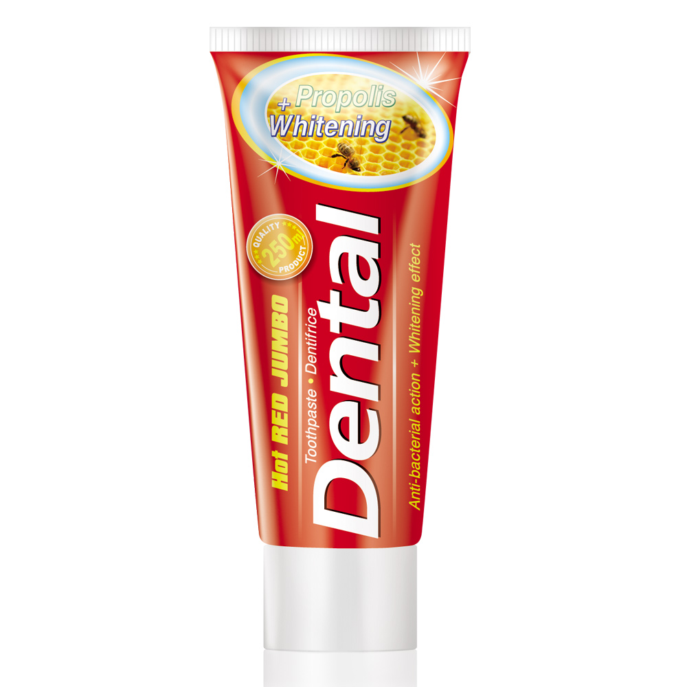 Dental Hot Red Jumbo Propolis + Whitening Toothpaste 250ml