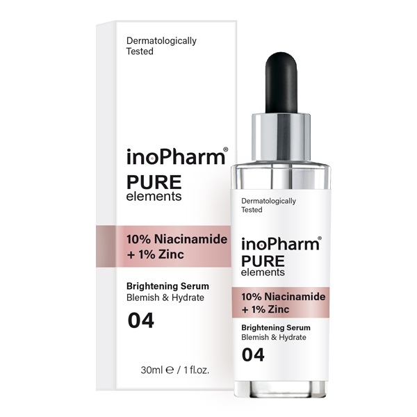 Inopharm Pure Elements Face Serum With 10% Niacinamide + 1% Zinc Face serum