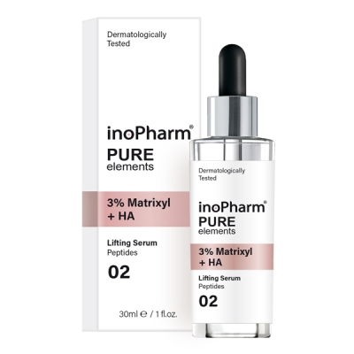 Inopharm Pure Elements Face Serum With 3% Matrixyl + Ha Vananemisvastane Seerum