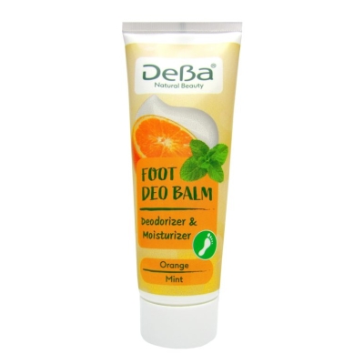 DeBa Natural Beauty Mint &amp; Orange Niisutav ja Pehmendav Jalakreem