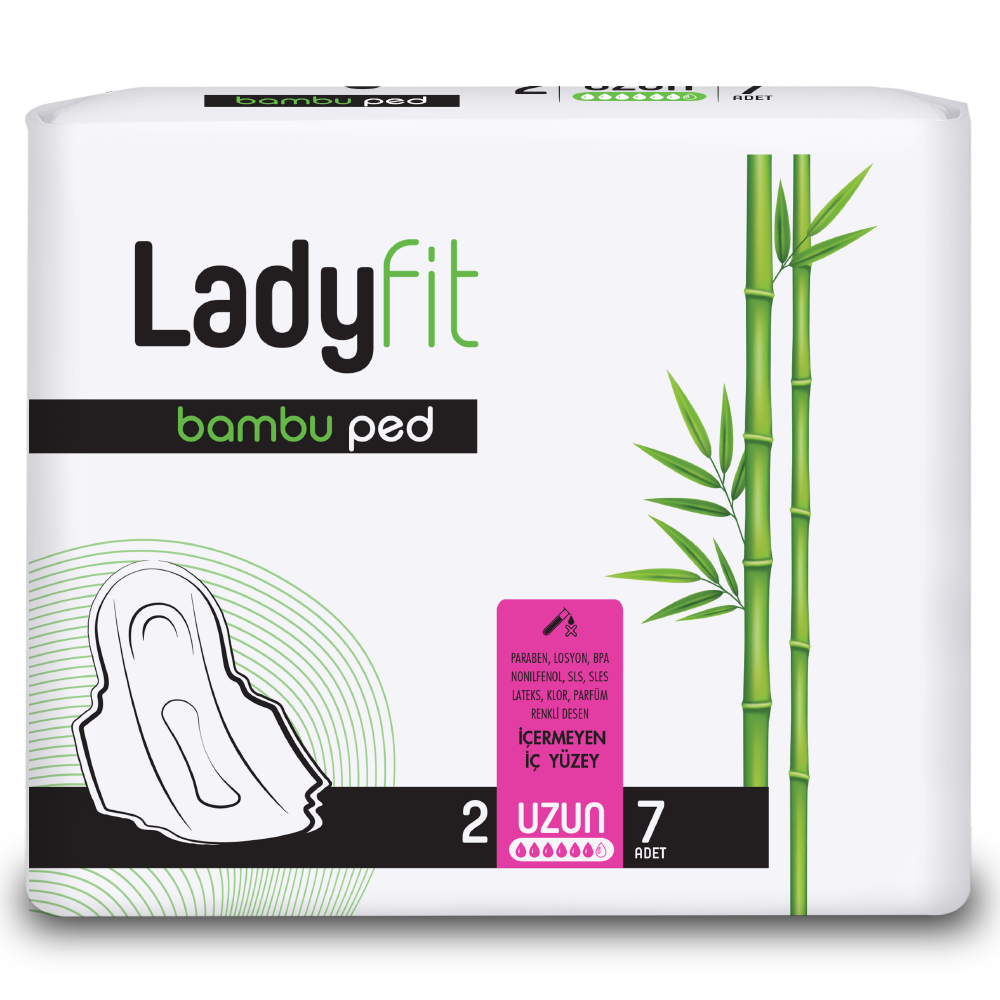 Lady Fit Bamboo Sanitary Napkins (Long)