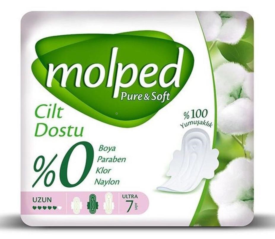 Molped Pure and Soft Ultra Long Sanitary napkins