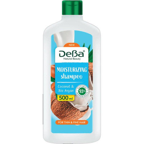 DeBa Coconut & Argan Moisturizing Shampoo