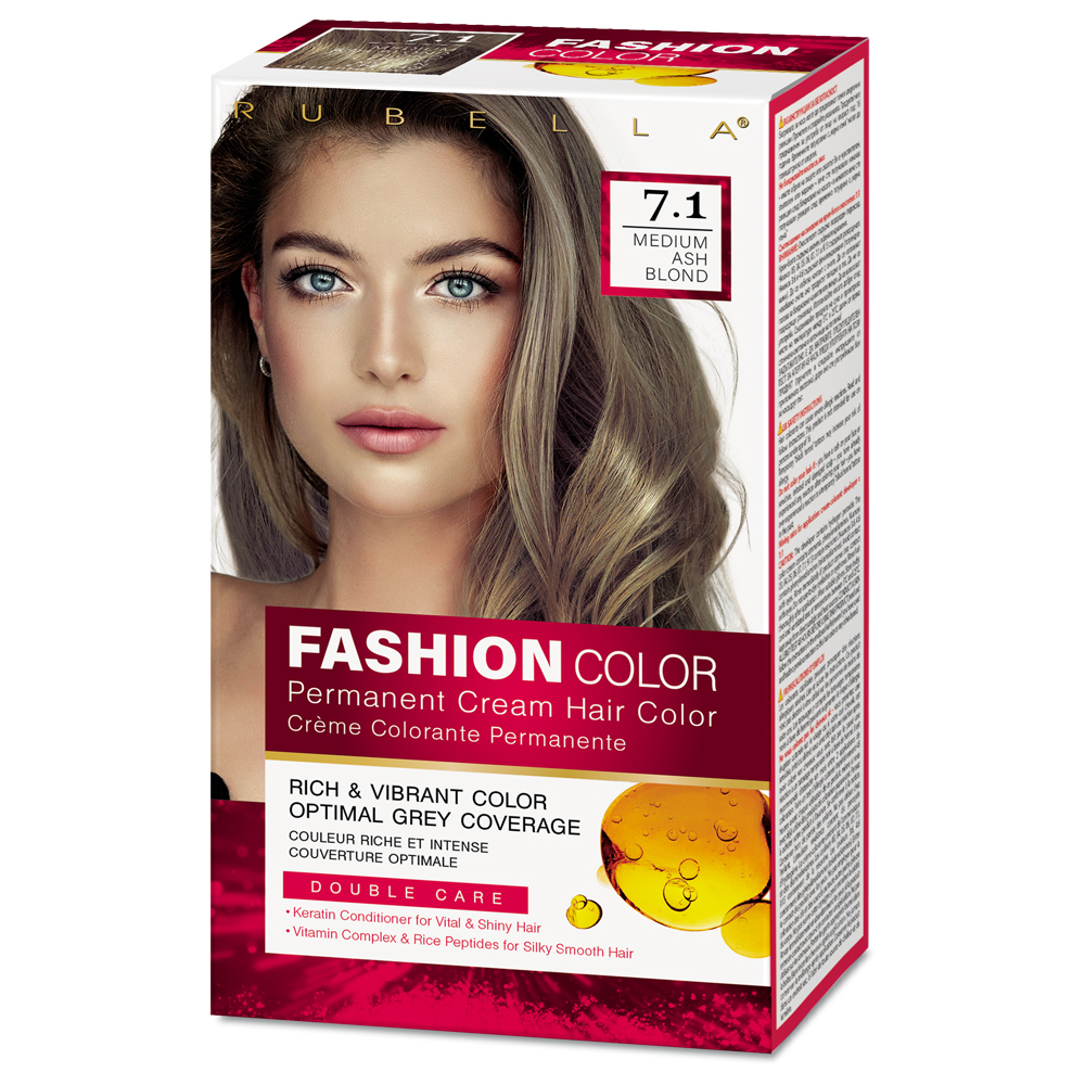 DeBa Fashion Color 7.1 Medium Ash Blonde Hair dye