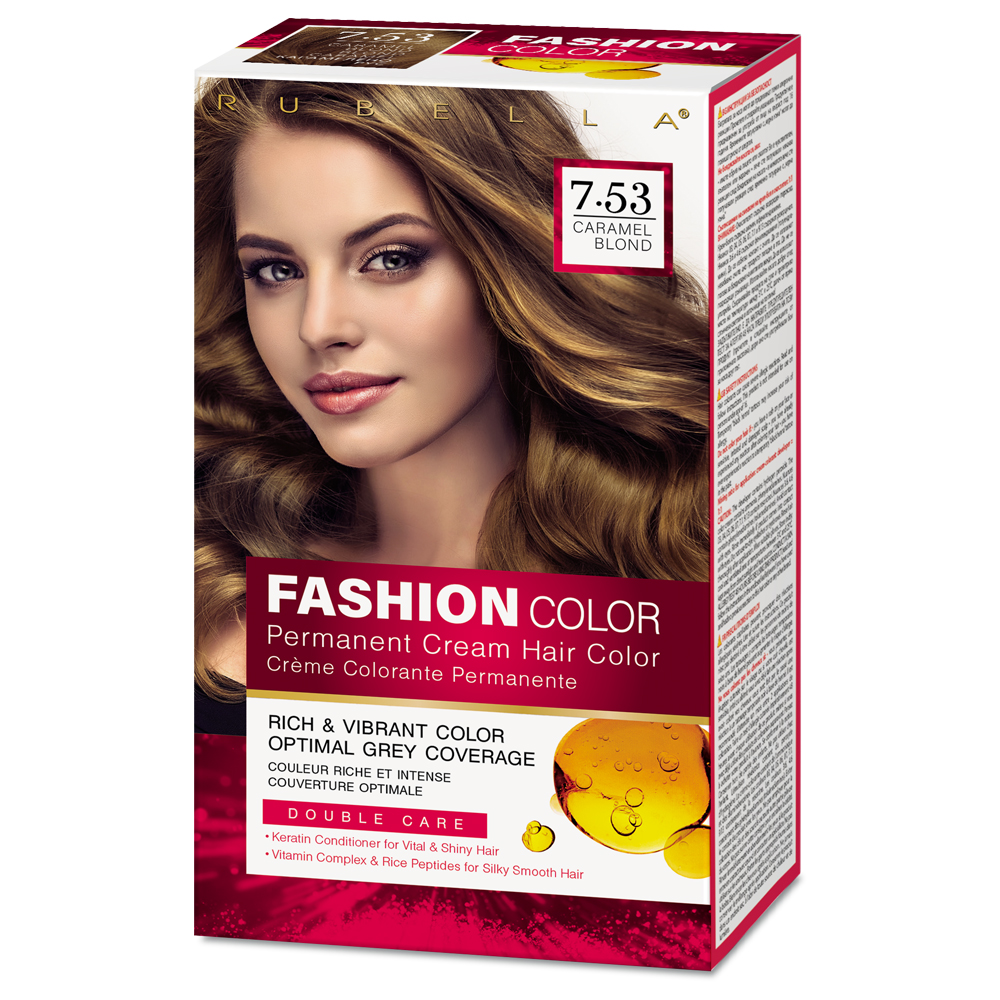 DeBa Fashion Color 7.53 Caramel Blond Hair color