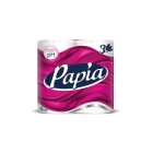 Papia Toilet paper White 3-ply 4 pcs