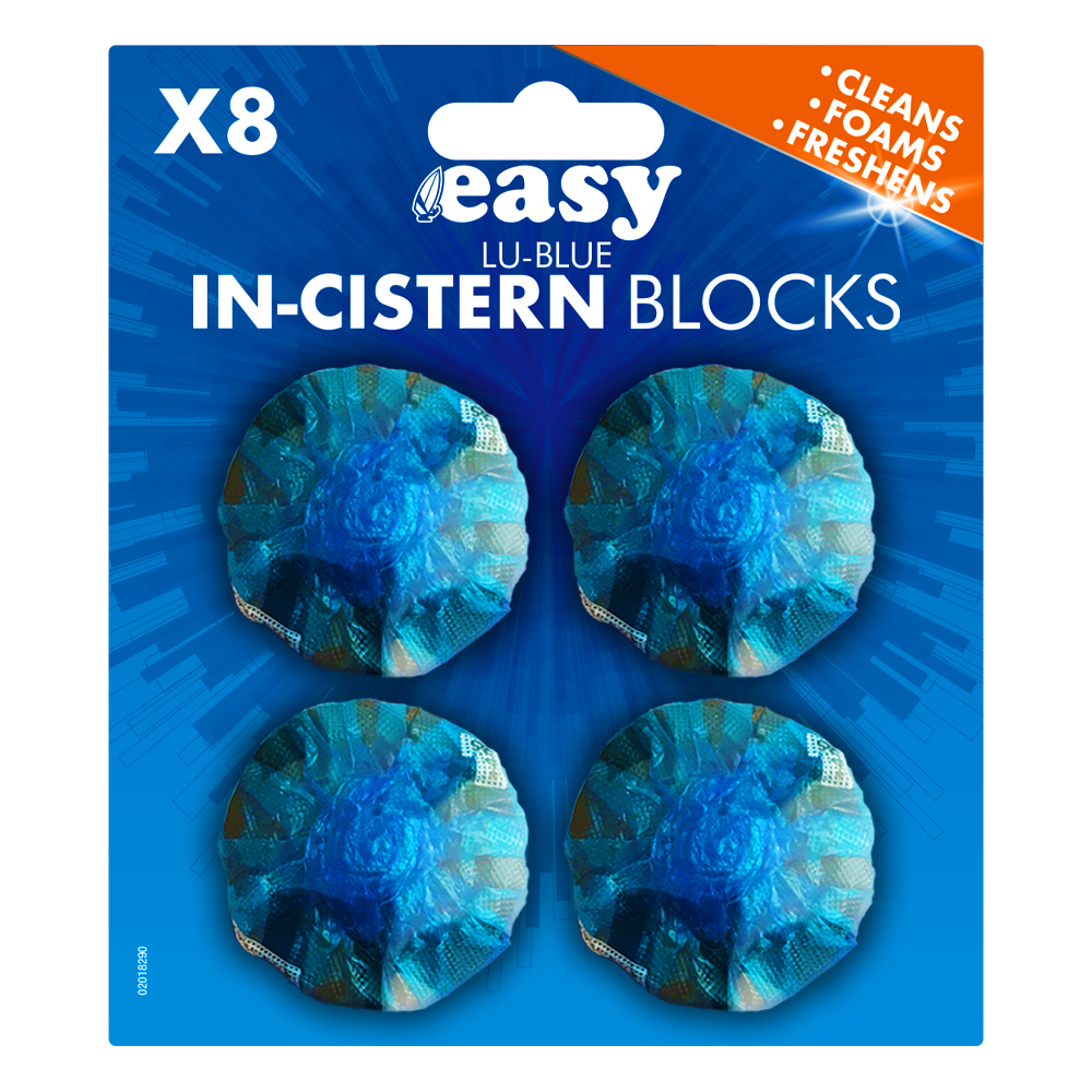 Easy WC Flush Box Blue Tablets 8 pcs