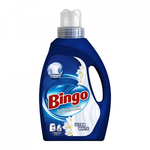 Bingo Ultra White Washing Gel 1.2 L