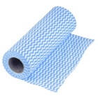 CLEAN FALA BLUE a'25 - Tööstuslik puhastuslapp rullis. Laine