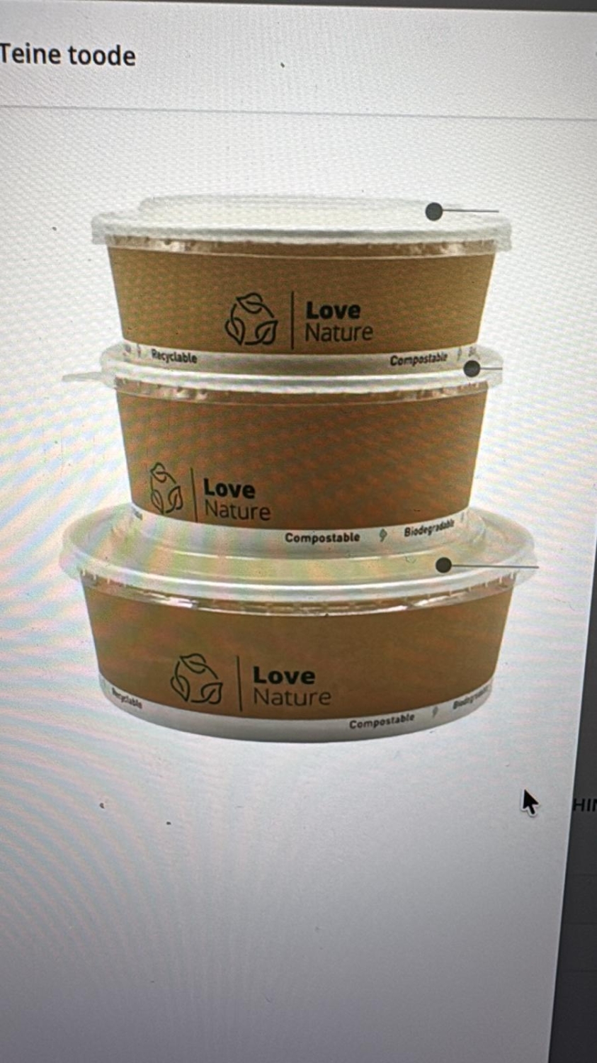 Salatikarp kartongist 750 ml