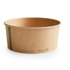 PLA-pinnoitettu paperikulho, 1100 ml 185-sarja, 50 kpl per pakkaus