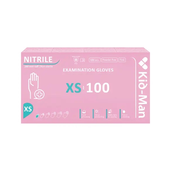 Nitrile PINK Kid-Man