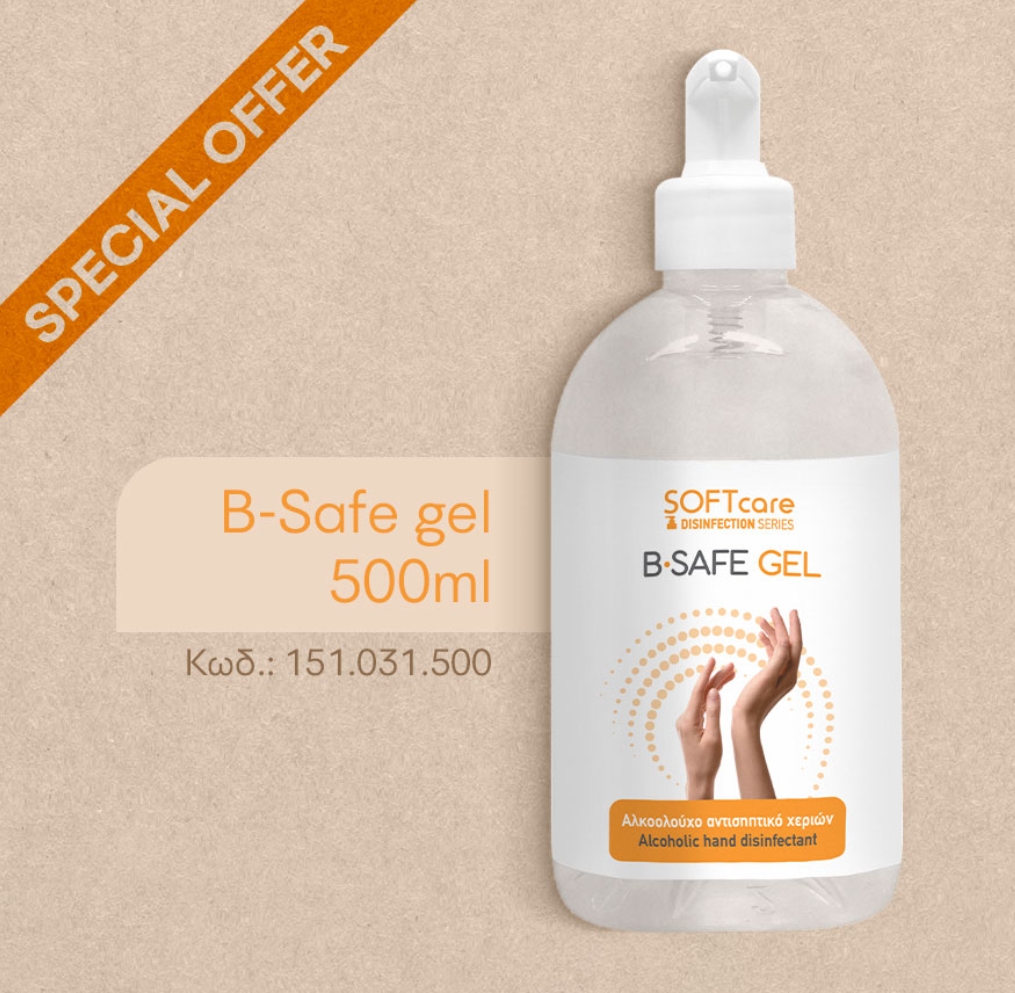 B-Safe geel - 500ml (70% etüülalkohol)