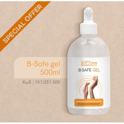 B-Safe geel - 500ml (70% etüülalkohol)