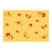 Sheets with cheerful prints Yellow - 3