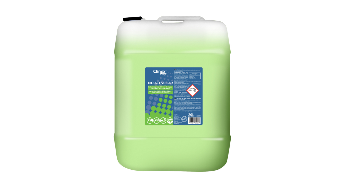 CLINEX EXPERT+ 20L BIO ACTIVE CAR - Gentle active foam for hand and contactless wash